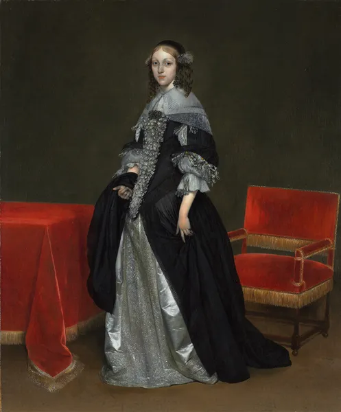 Portrait of a Woman, 1665 av Gerard ter Borch