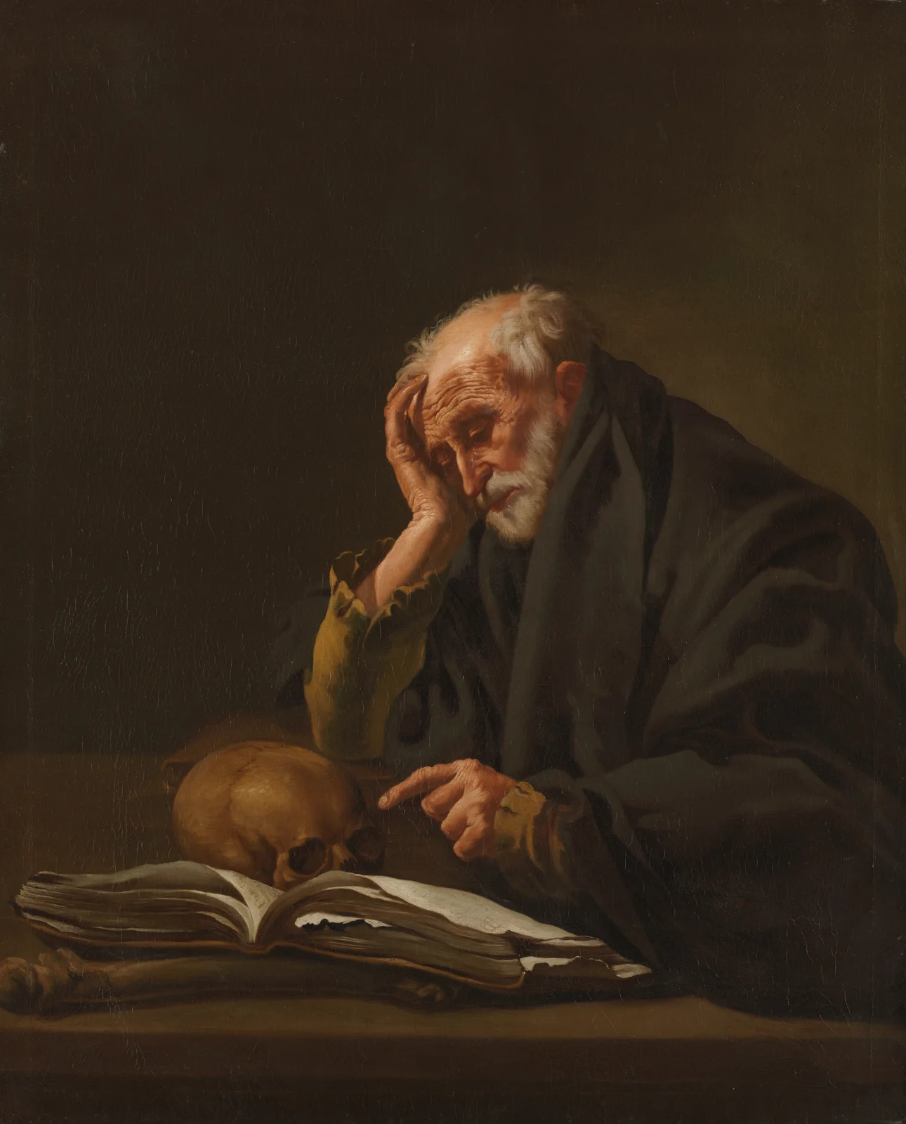 Saint Jerome av Hendrick Ter Brugghen