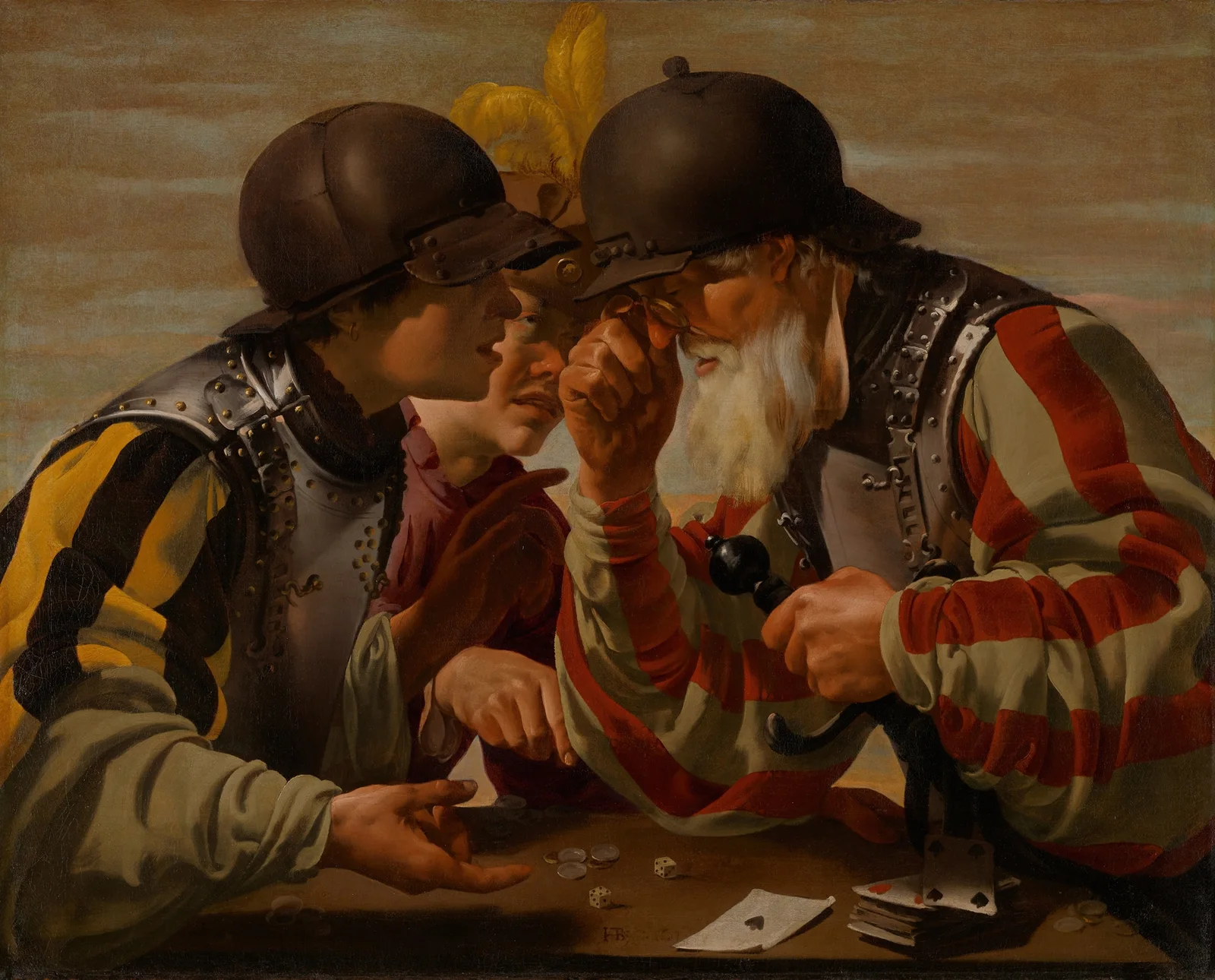 The Gamblers av Hendrick Ter Brugghen