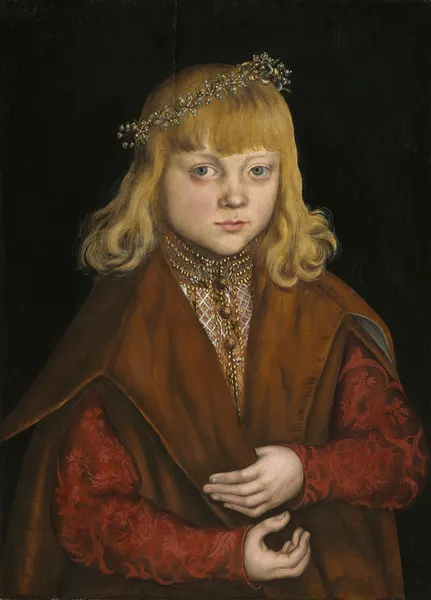 A Prince of Saxony av Lucas Cranach the Elder