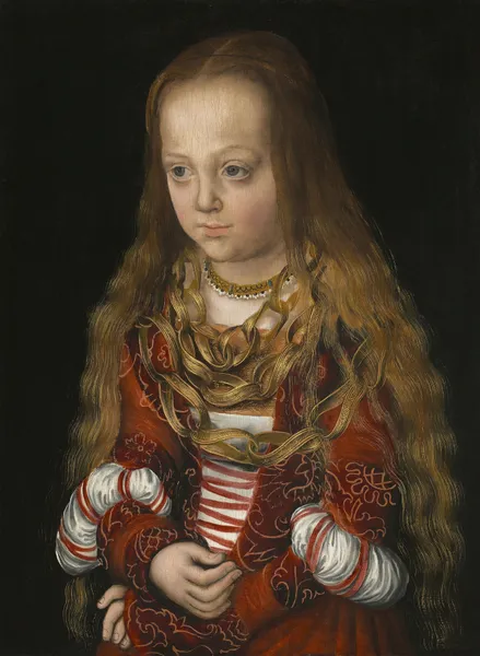 A Princess of Saxony av Lucas Cranach the Elder