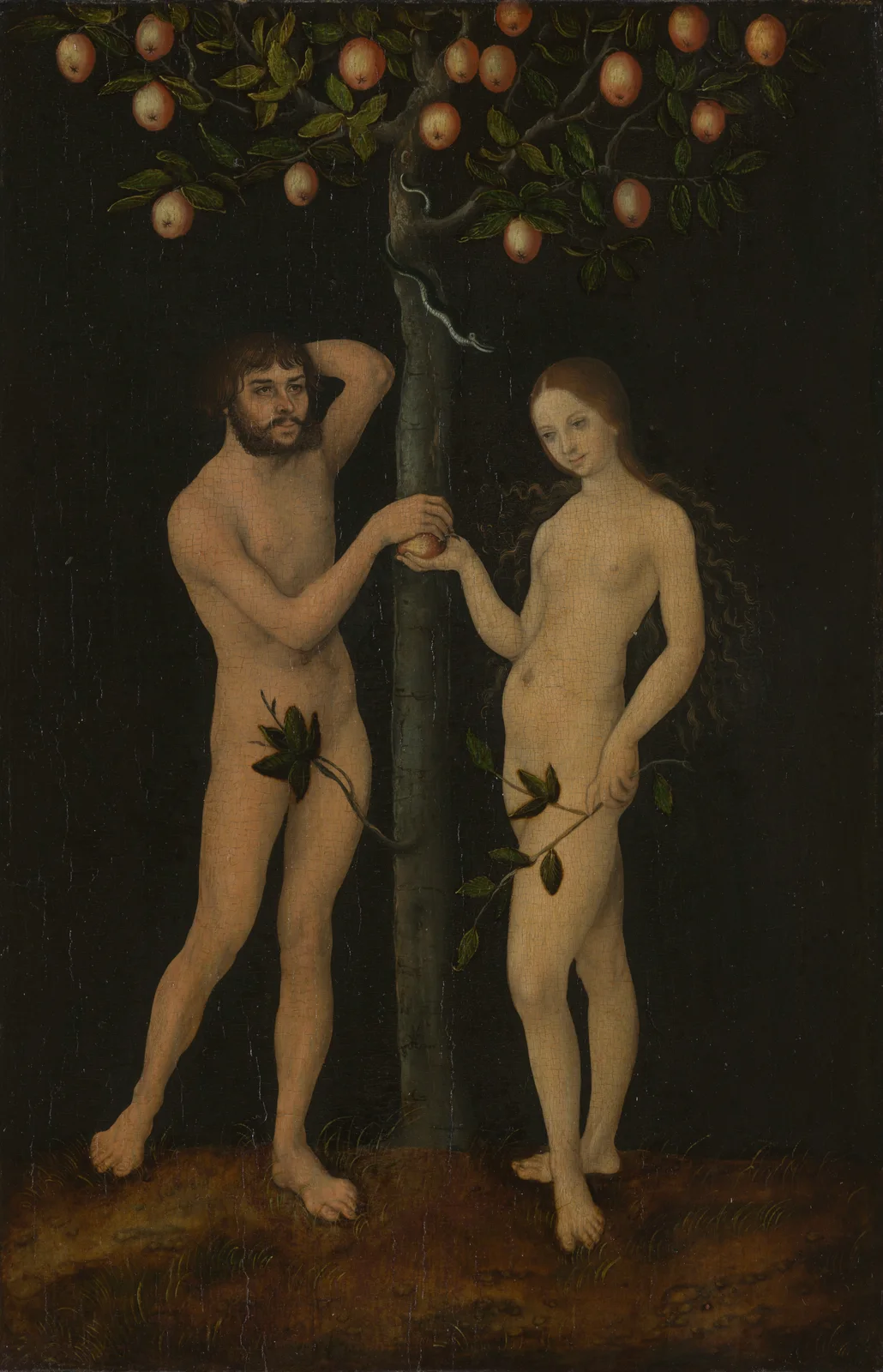 Adam and Eve av Lucas Cranach the Elder