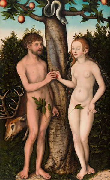 Adam and Eve av Lucas Cranach the Elder
