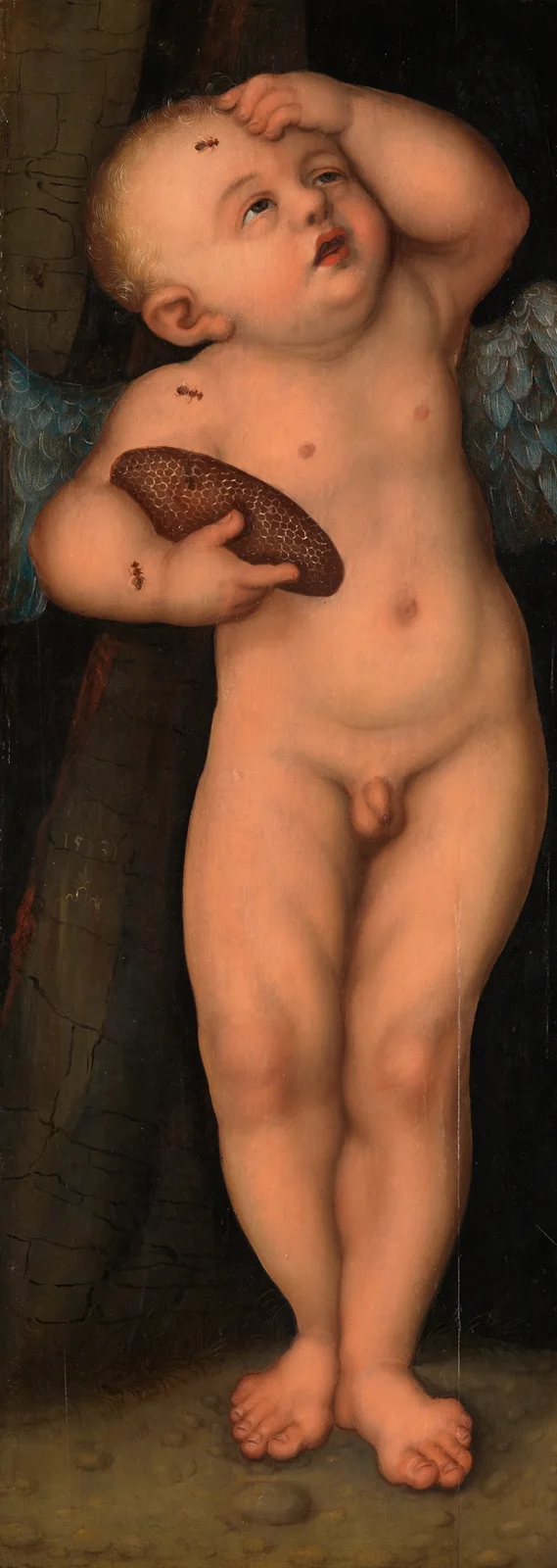 Amor als Honigdieb av Lucas Cranach the Elder