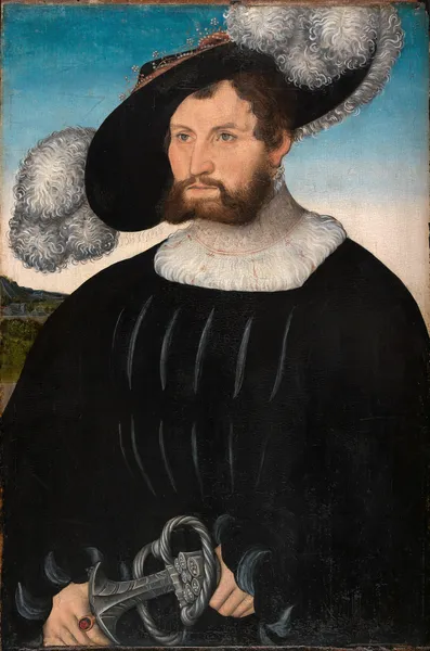 Bildnis des Herrn A. von Rechenberg av Lucas Cranach the Elder