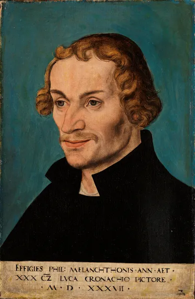 Bildnis des Reformators Philipp Melanchthon av Lucas Cranach the Elder