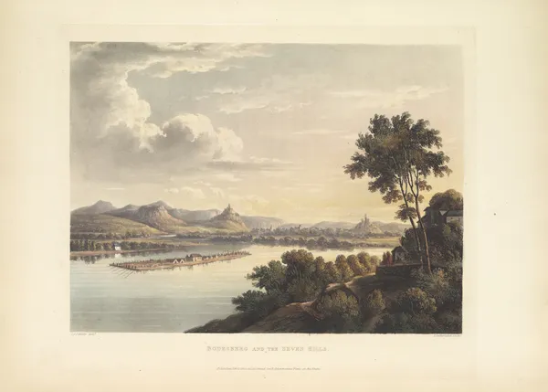 Bodesberg and the Seven Hills av Christian Georg Schütz the elder