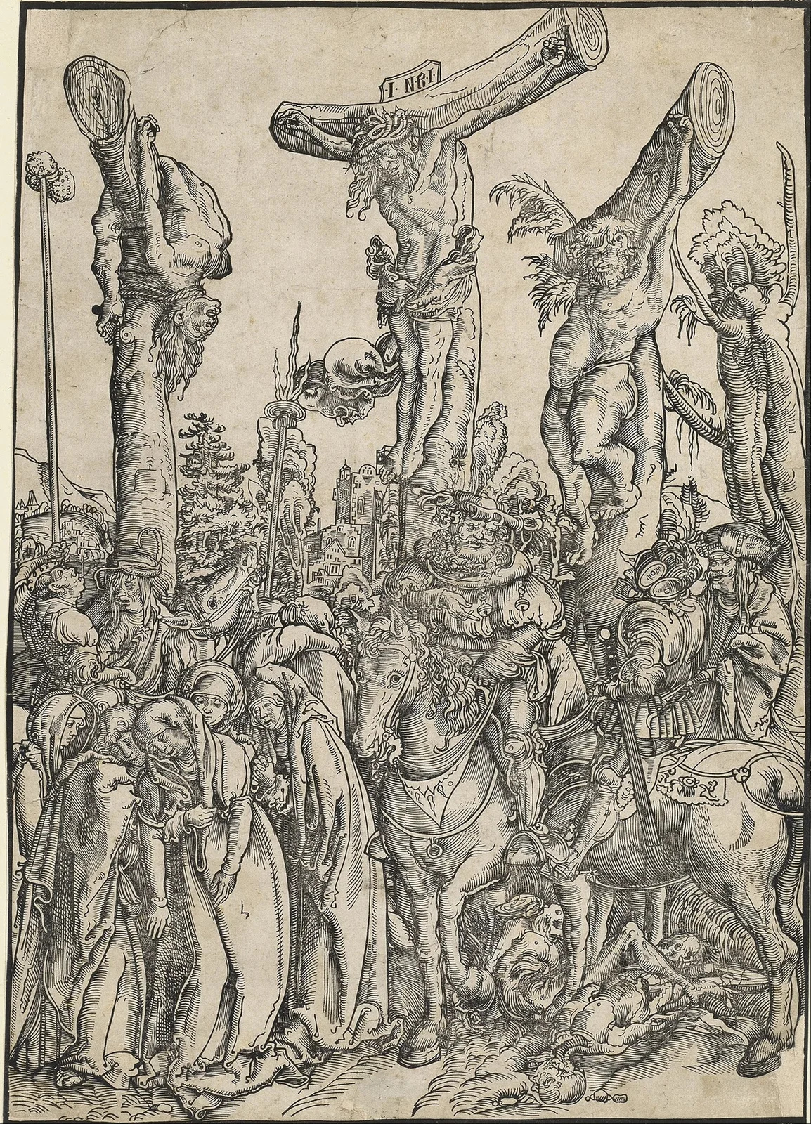Crucifixion av Lucas Cranach the Elder