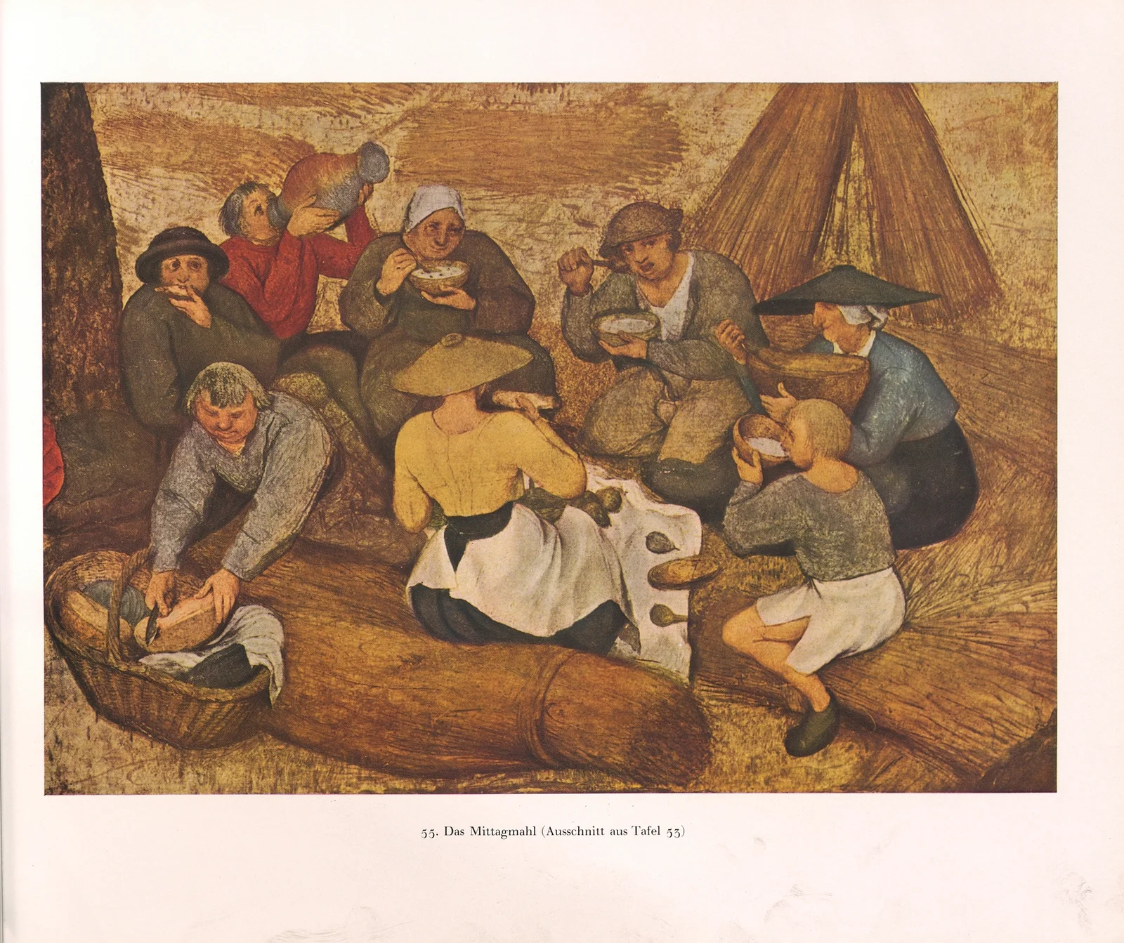 Das Mittagmahl (16th century) av Pieter Bruegel The Elder