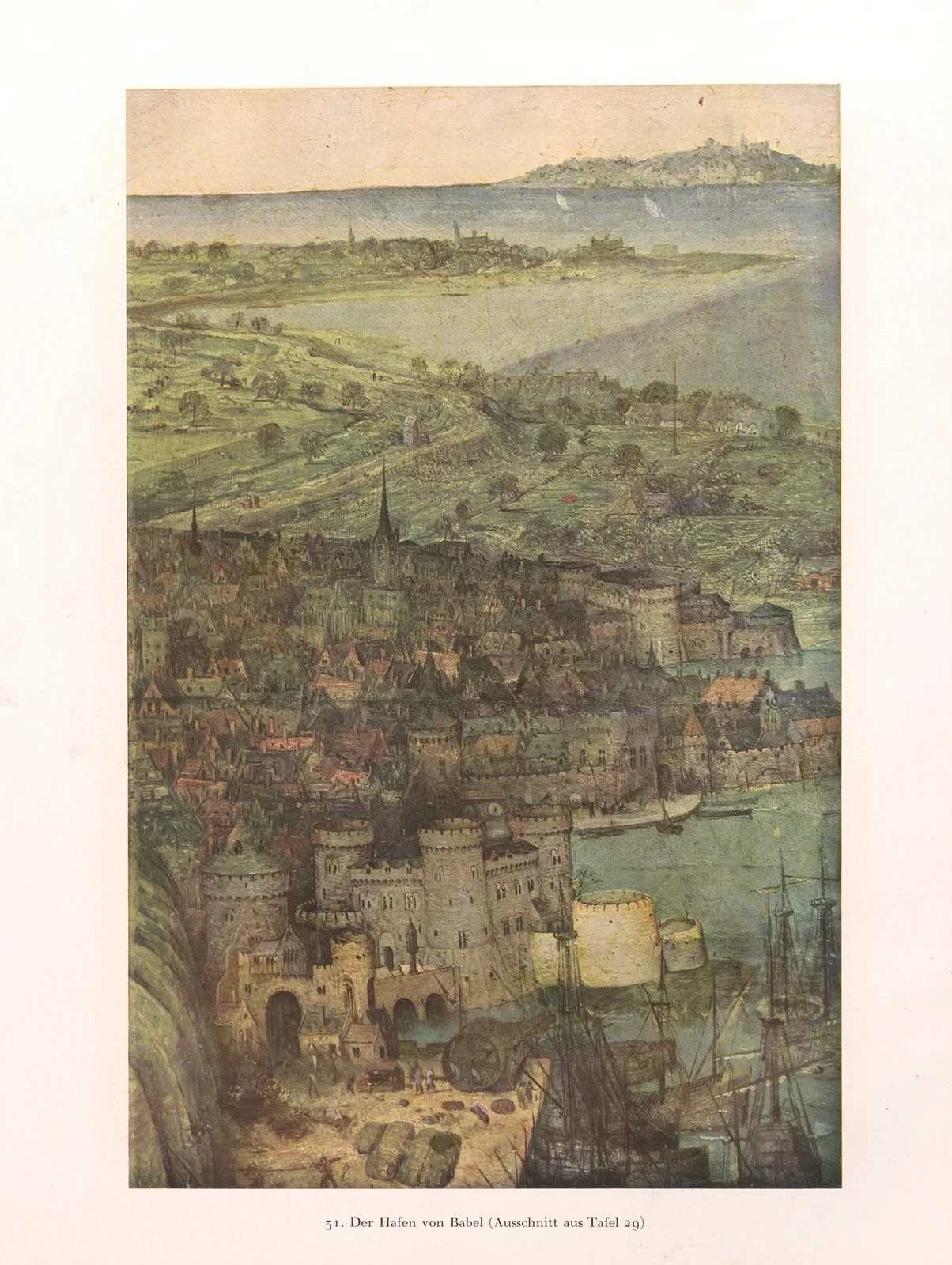 Der Hafen von Babel (16th century) av Pieter Bruegel The Elder