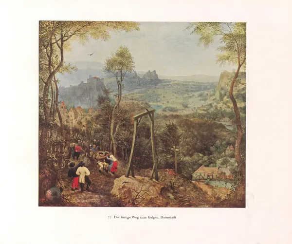 Der lustige Weg zum Galgen av Pieter Bruegel The Elder