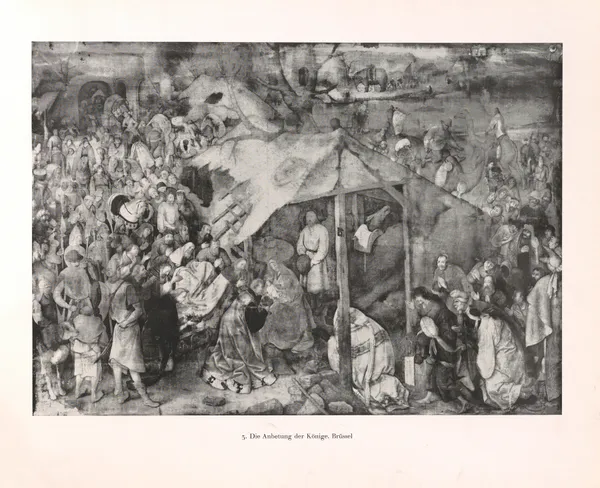 Die Anbetung der Könige – nr 1 av Pieter Bruegel The Elder