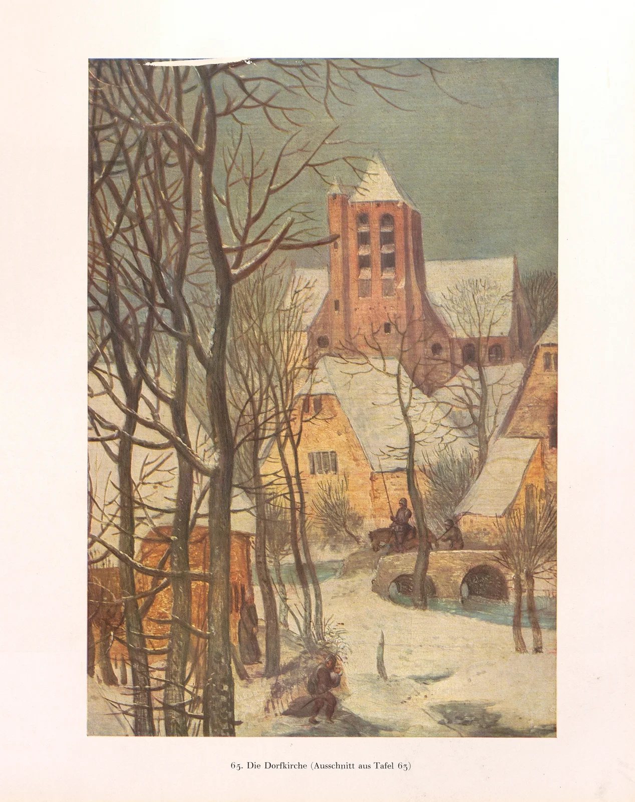 Die Dorfkirche (16th century) av Pieter Bruegel The Elder