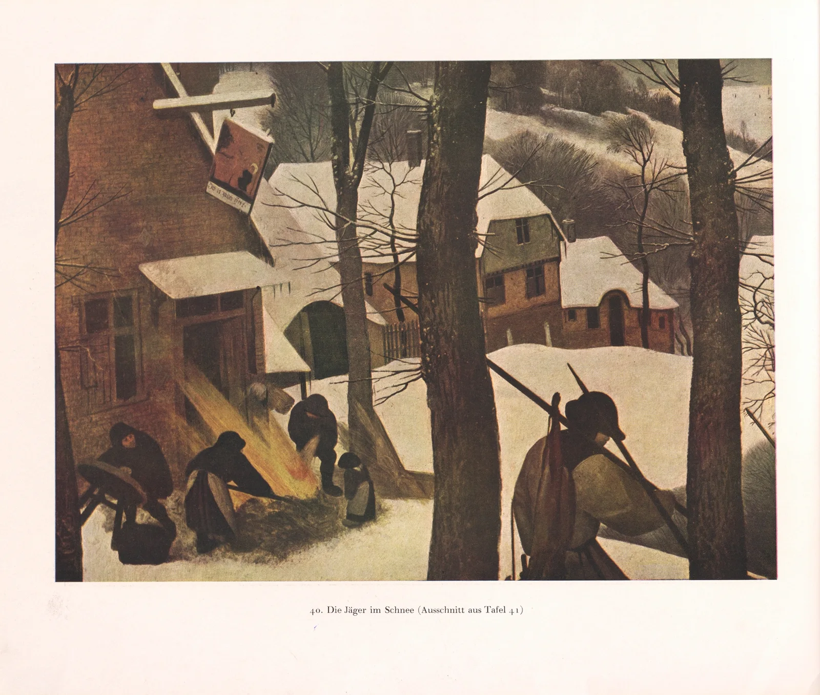 Die Jäger im Schnee – nr 1 av Pieter Bruegel The Elder