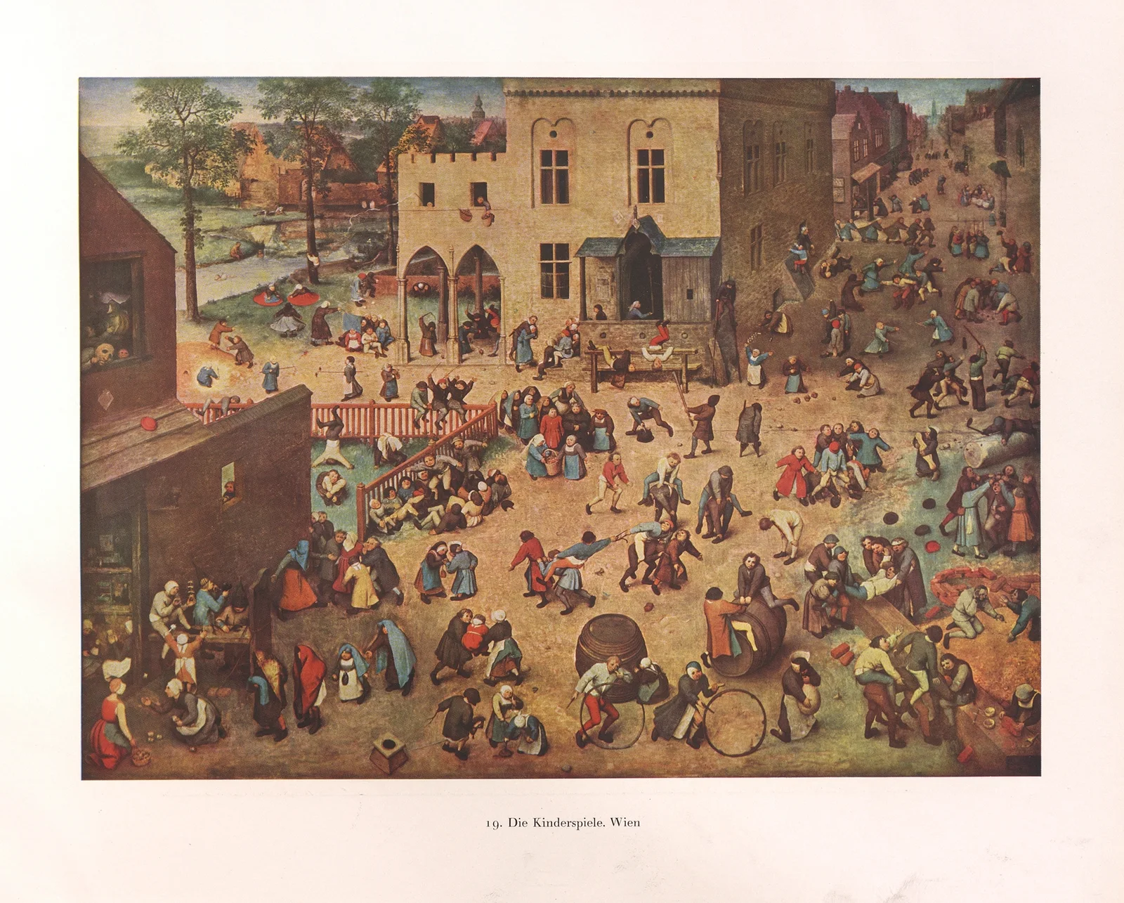 Die Kinderspiele (16th century) av Pieter Bruegel The Elder