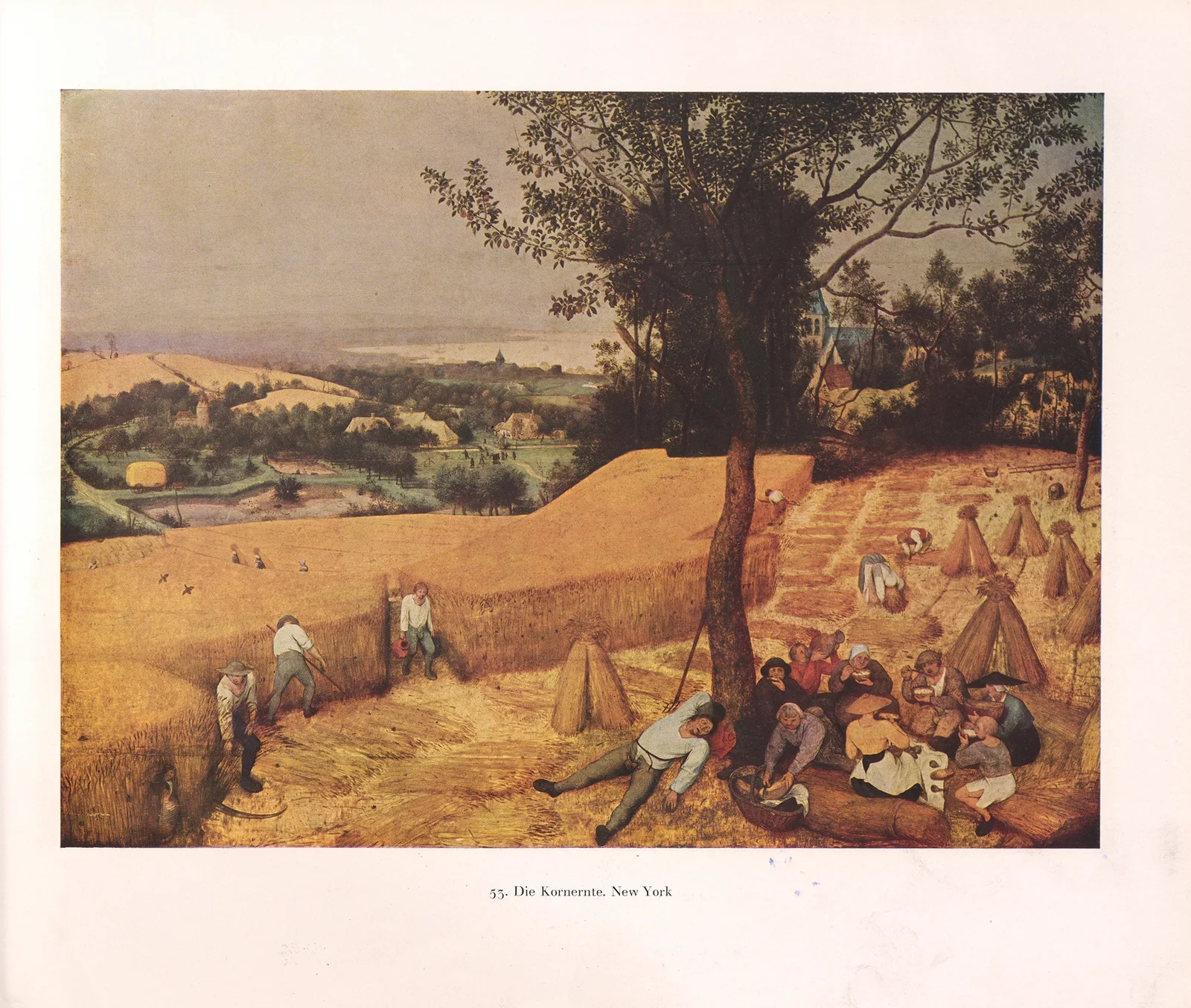 Die Kornernte (16th century) av Pieter Bruegel The Elder