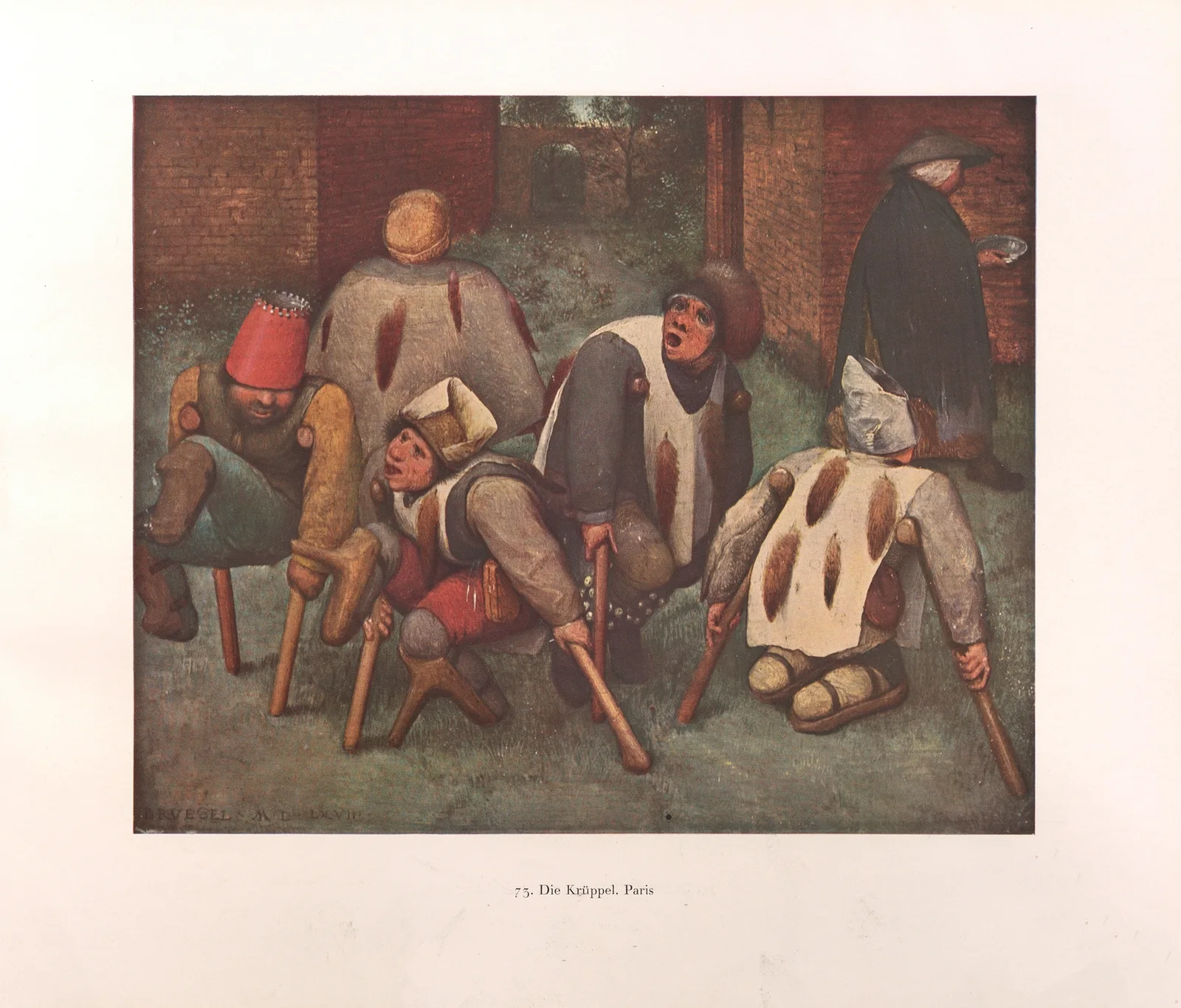 Die Krüppel av Pieter Bruegel The Elder