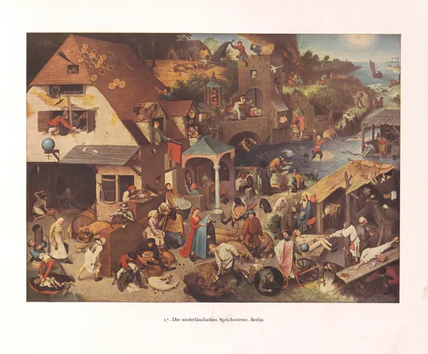Die niederländischen Sprichwörter – nr 2 av Pieter Bruegel The Elder