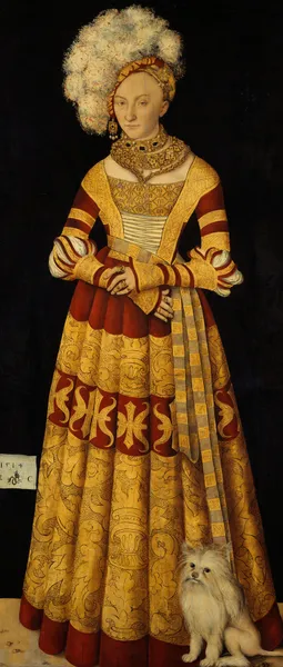 Duchess Katharina von Mecklenburg av Lucas Cranach the Elder