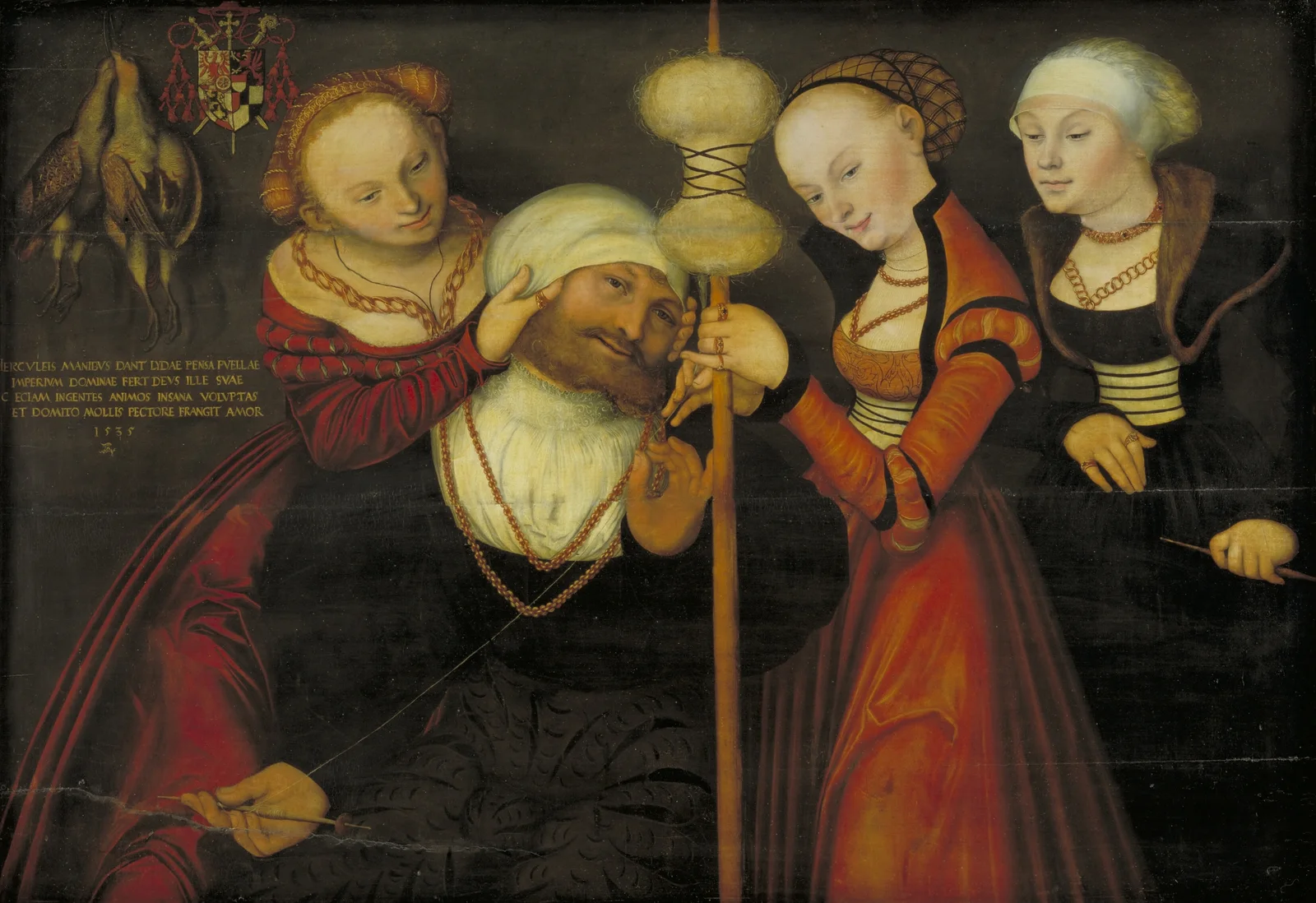 Hercules with Omphale av Lucas Cranach the Elder