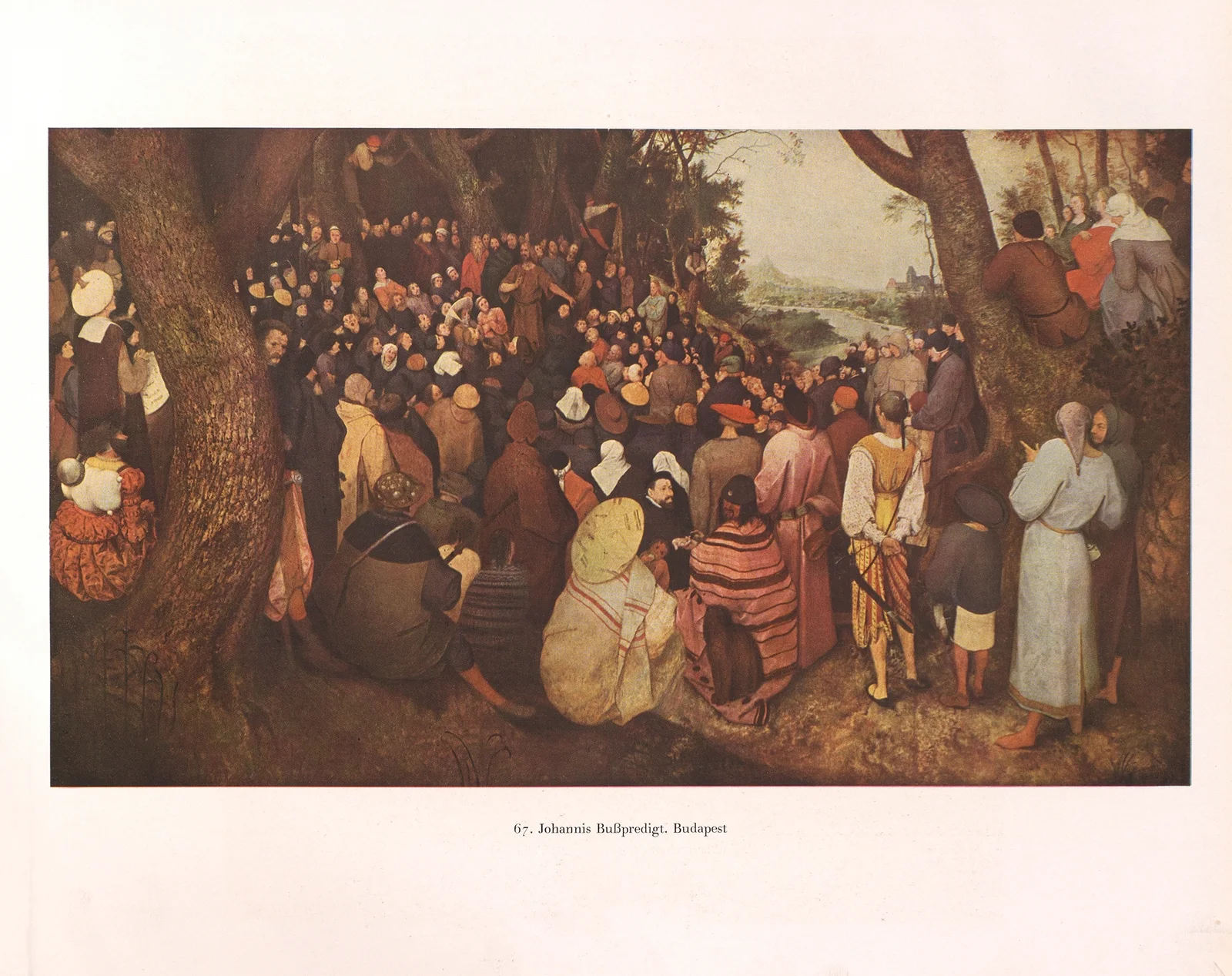 Johannis Bußpredigt (16th century) av Pieter Bruegel The Elder