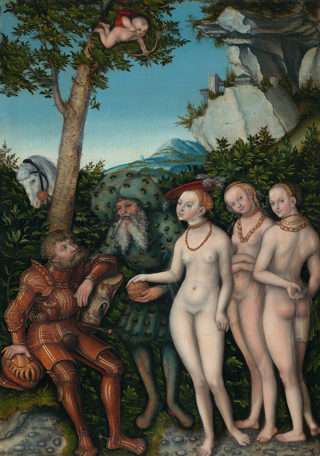 Judgment of Paris av Lucas Cranach the Elder