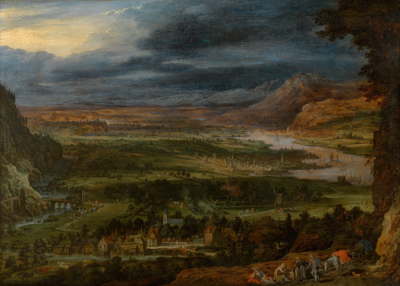 Landscape av Jan Brueghel The Elder