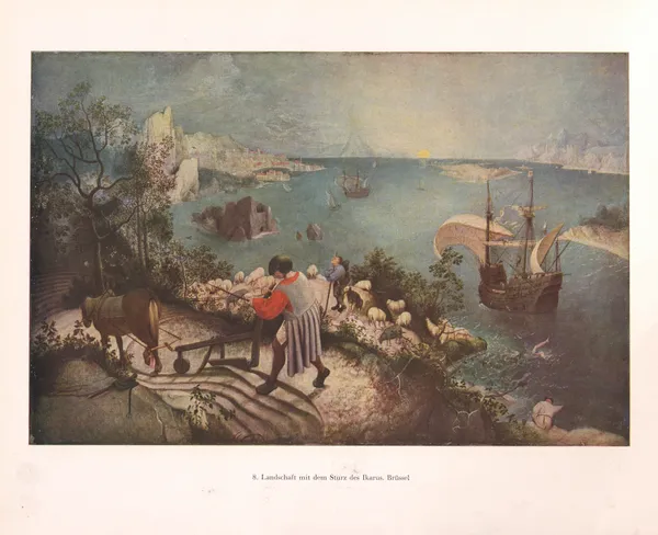 Landschaft mit dem Sturz des Ikarus av Pieter Bruegel The Elder