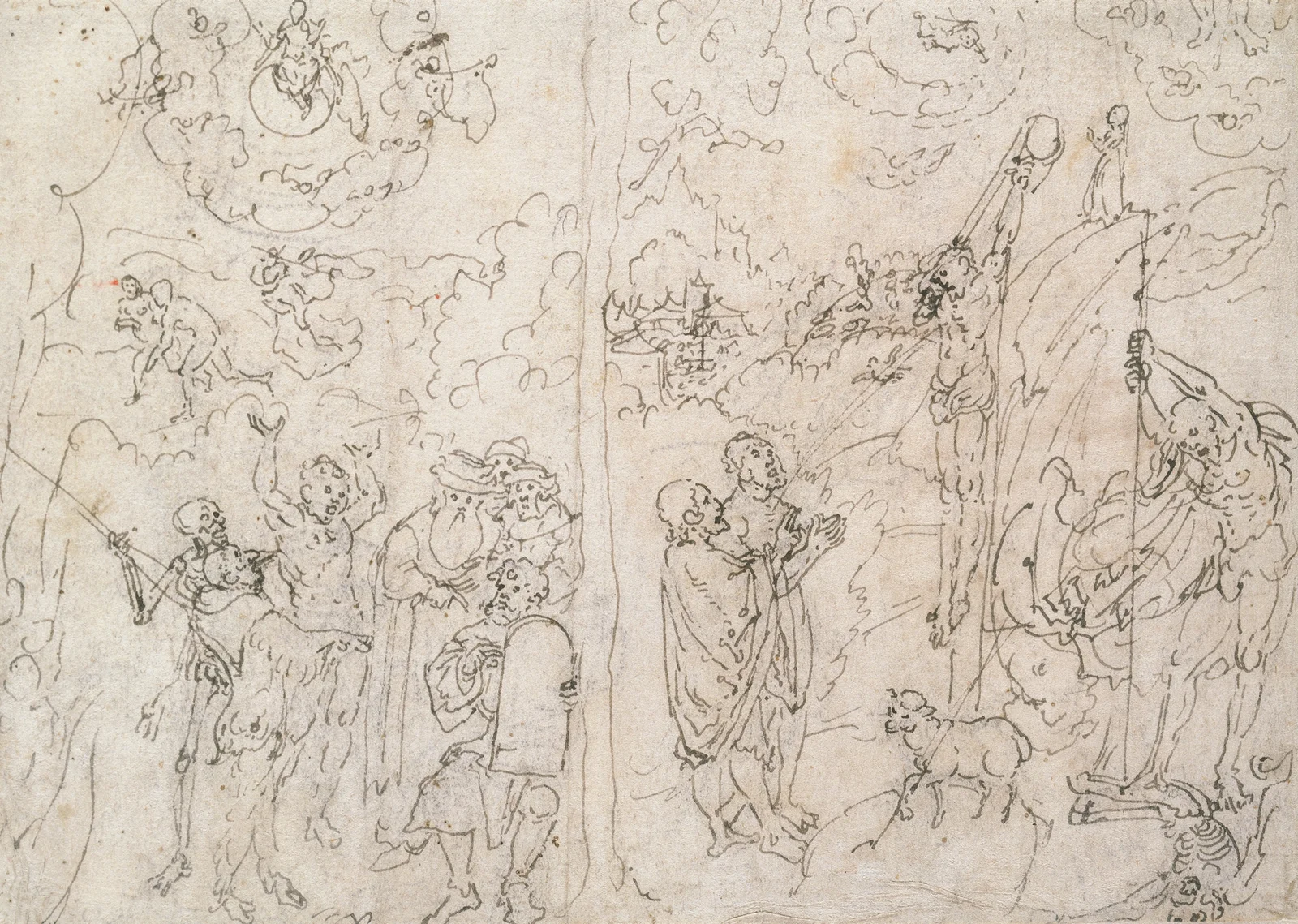 Law and gospel av Lucas Cranach the Elder