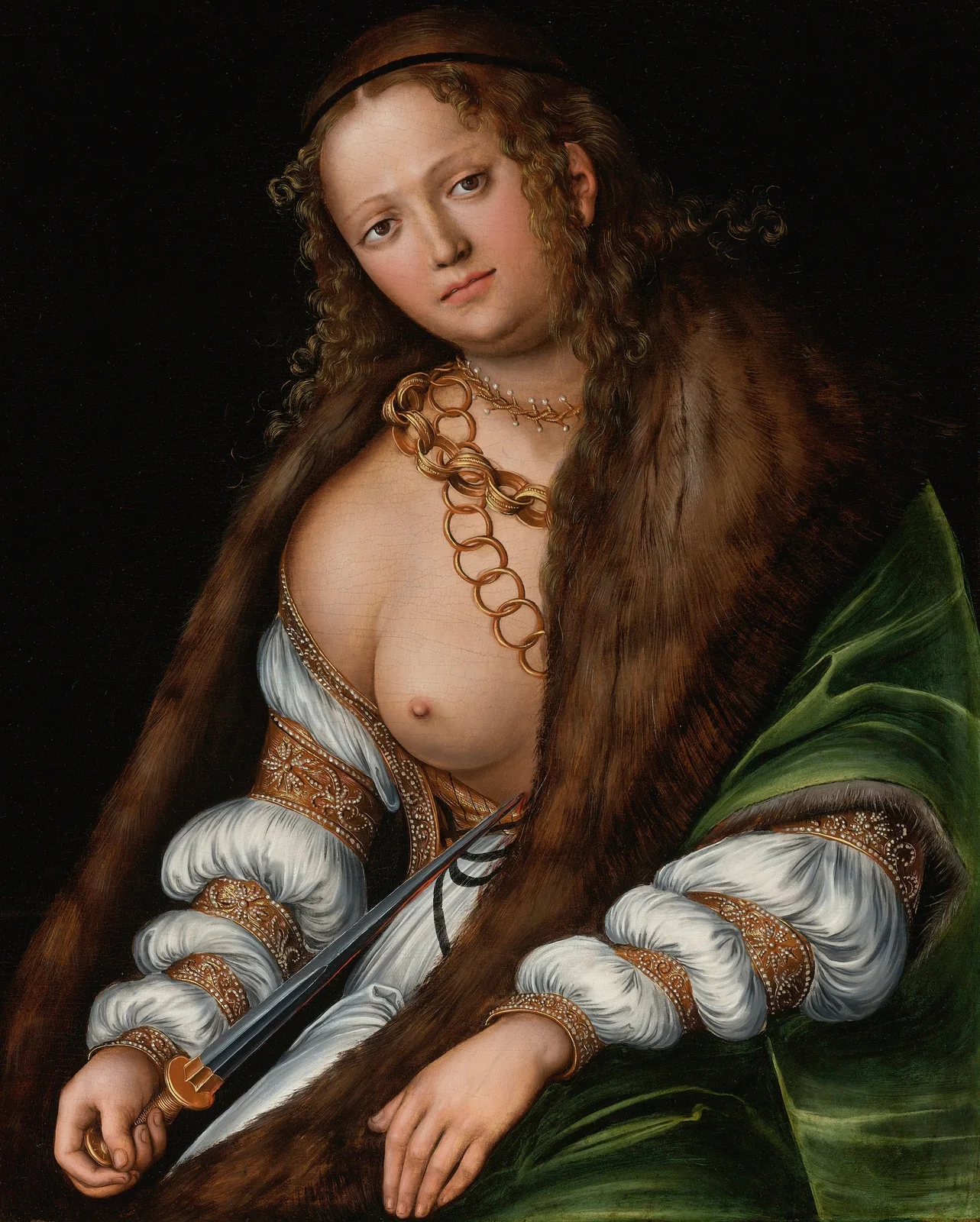 Lucretia av Lucas Cranach the Elder
