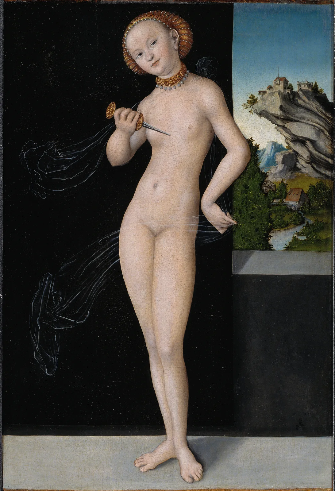 Lucretia av Lucas Cranach the Elder