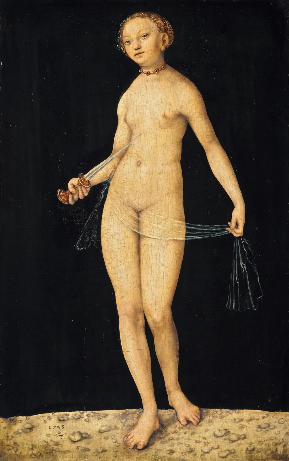 Lucretia av Lucas Cranach the Elder