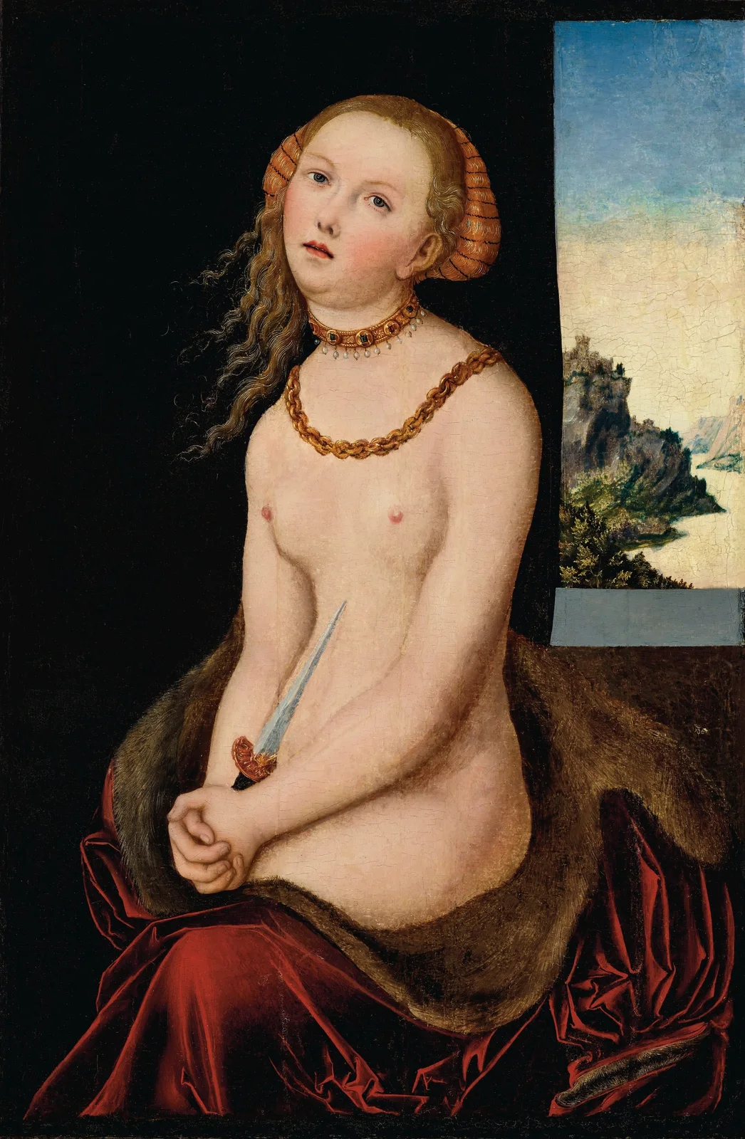 Lucretia – nr 2 av Lucas Cranach the Elder