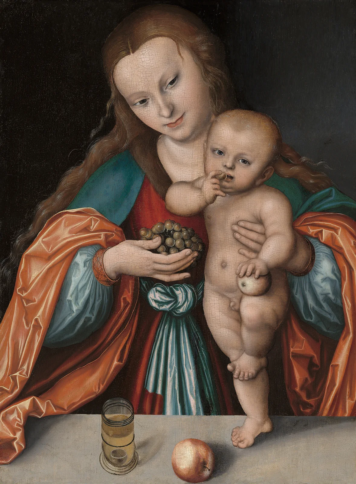 Madonna and Child (probably c. 1535 or after), 1535 av Lucas Cranach the Elder