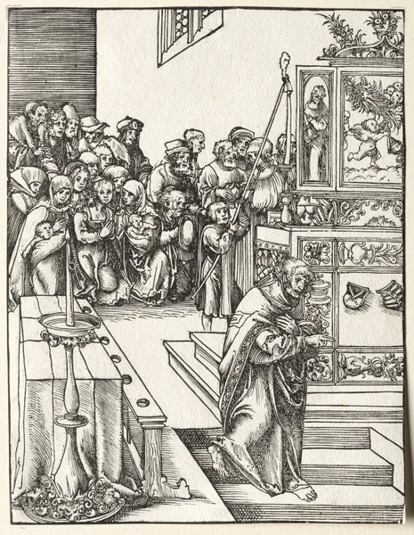 Martyrdom of St. John av Lucas Cranach the Elder