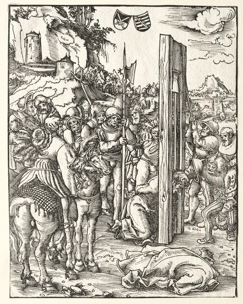 Martyrdom of St. Matthias av Lucas Cranach the Elder