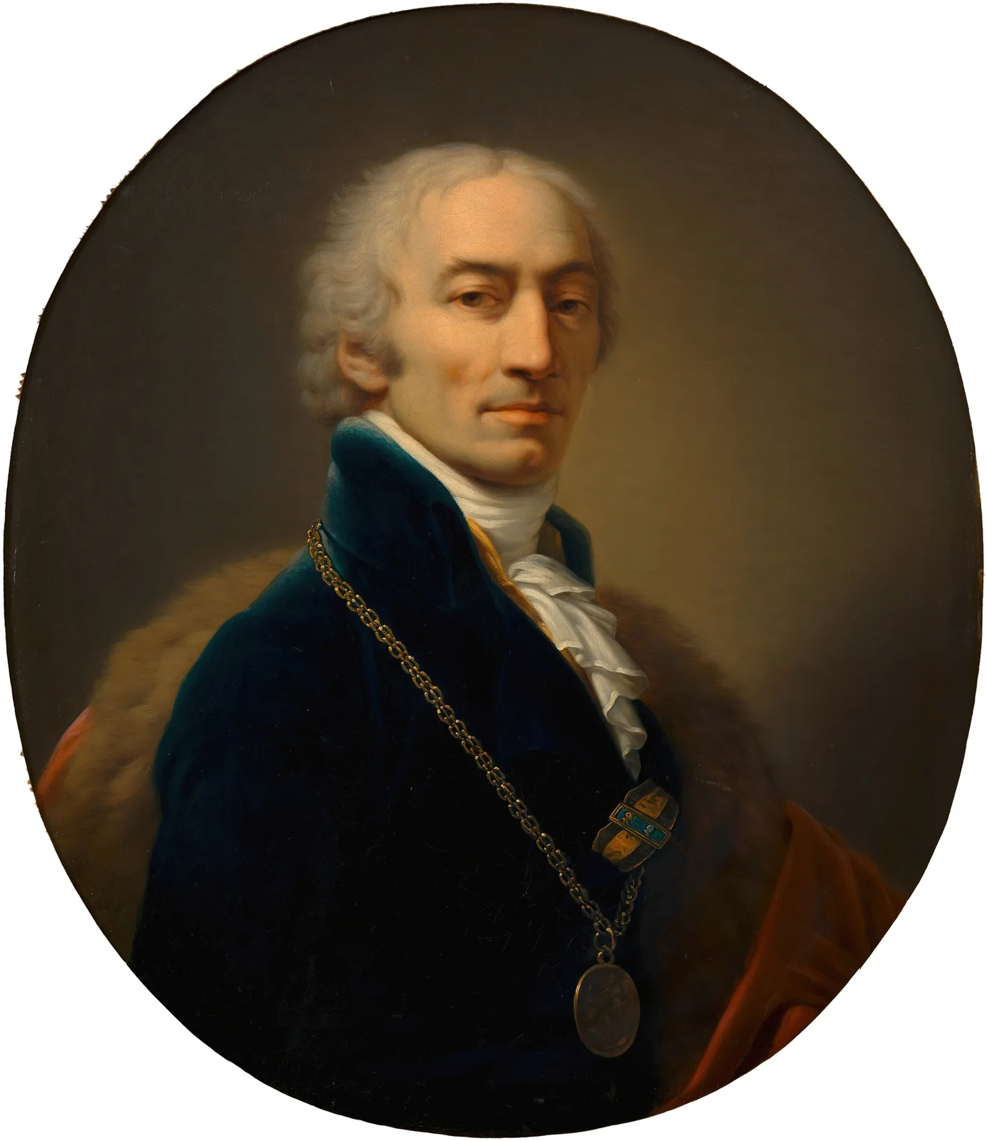 Michael Mayer (Hofquartierbuchverwalter) av Johann Baptist von Lampi the Elder