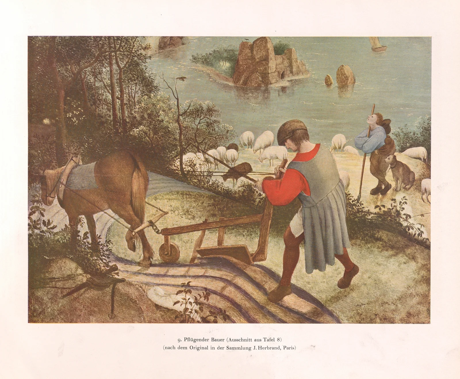 Pflügender Bauer (16th century) av Pieter Bruegel The Elder