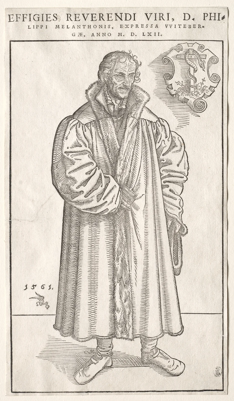 Philipp Melanchthon av Lucas Cranach the Elder