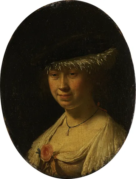 Portrait of a Woman with a Cap av Frans van Mieris the Elder