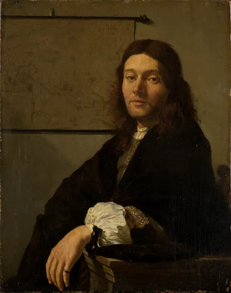 Portrait of a young man av Frans van Mieris the Elder