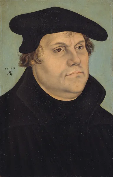 Portrait of Martin Luther av Lucas Cranach the Elder