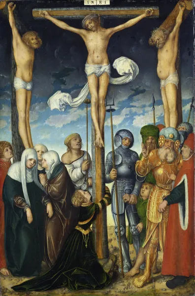 The Crucifixion, 1508 av Lucas Cranach the Elder