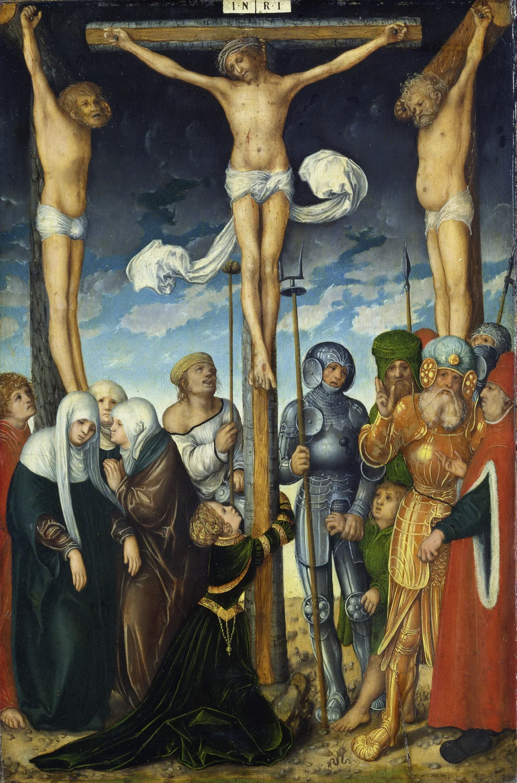 The Crucifixion, 1508 av Lucas Cranach the Elder