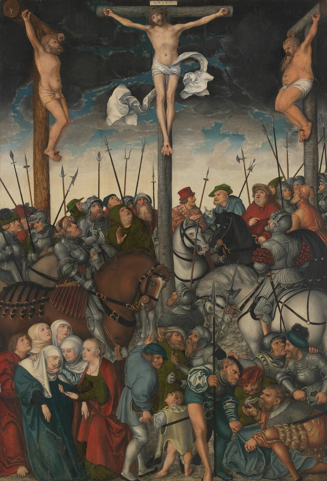The Crucifixion av Lucas Cranach the Elder
