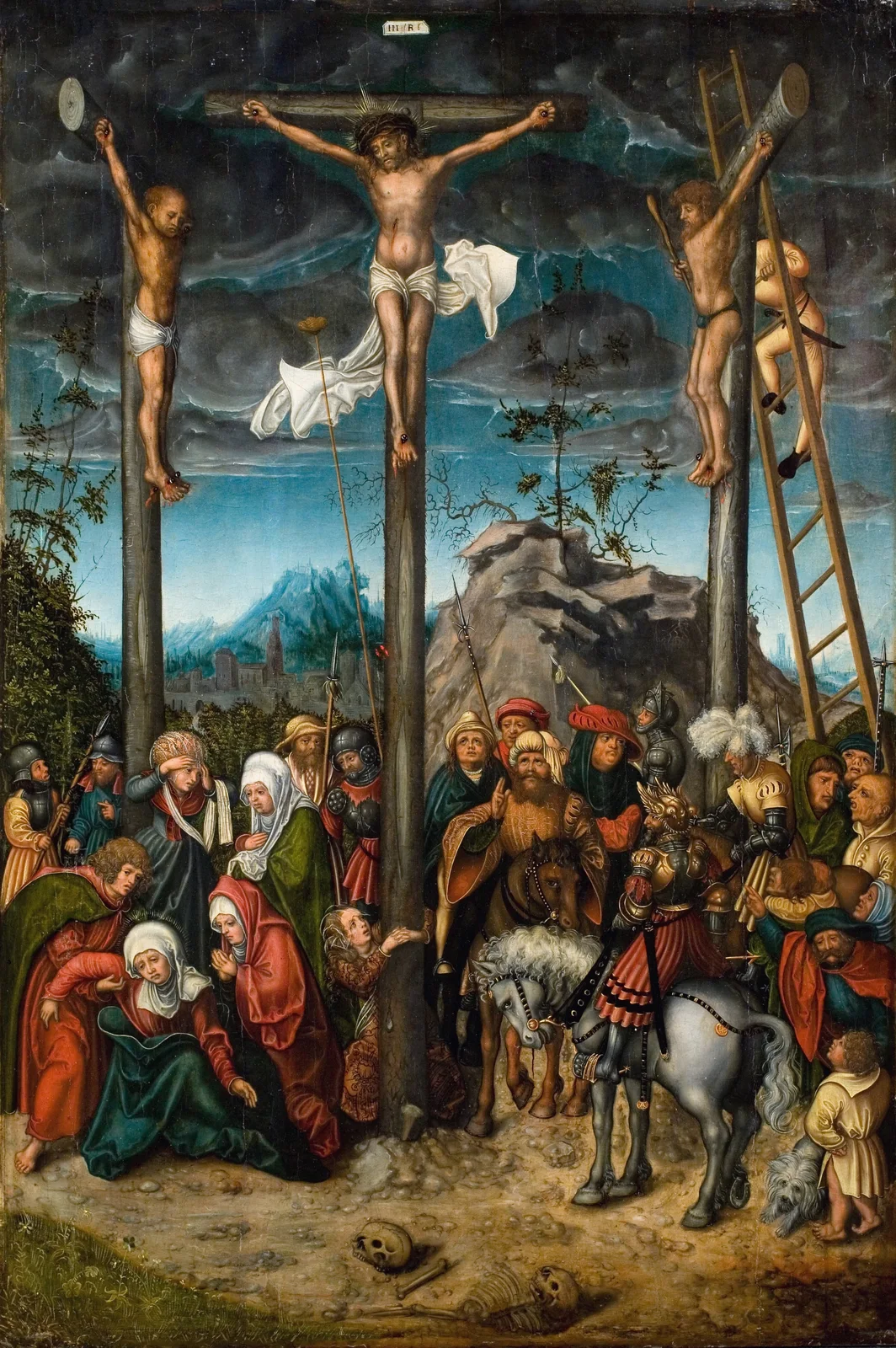 The Crucifixion av Lucas Cranach the Elder