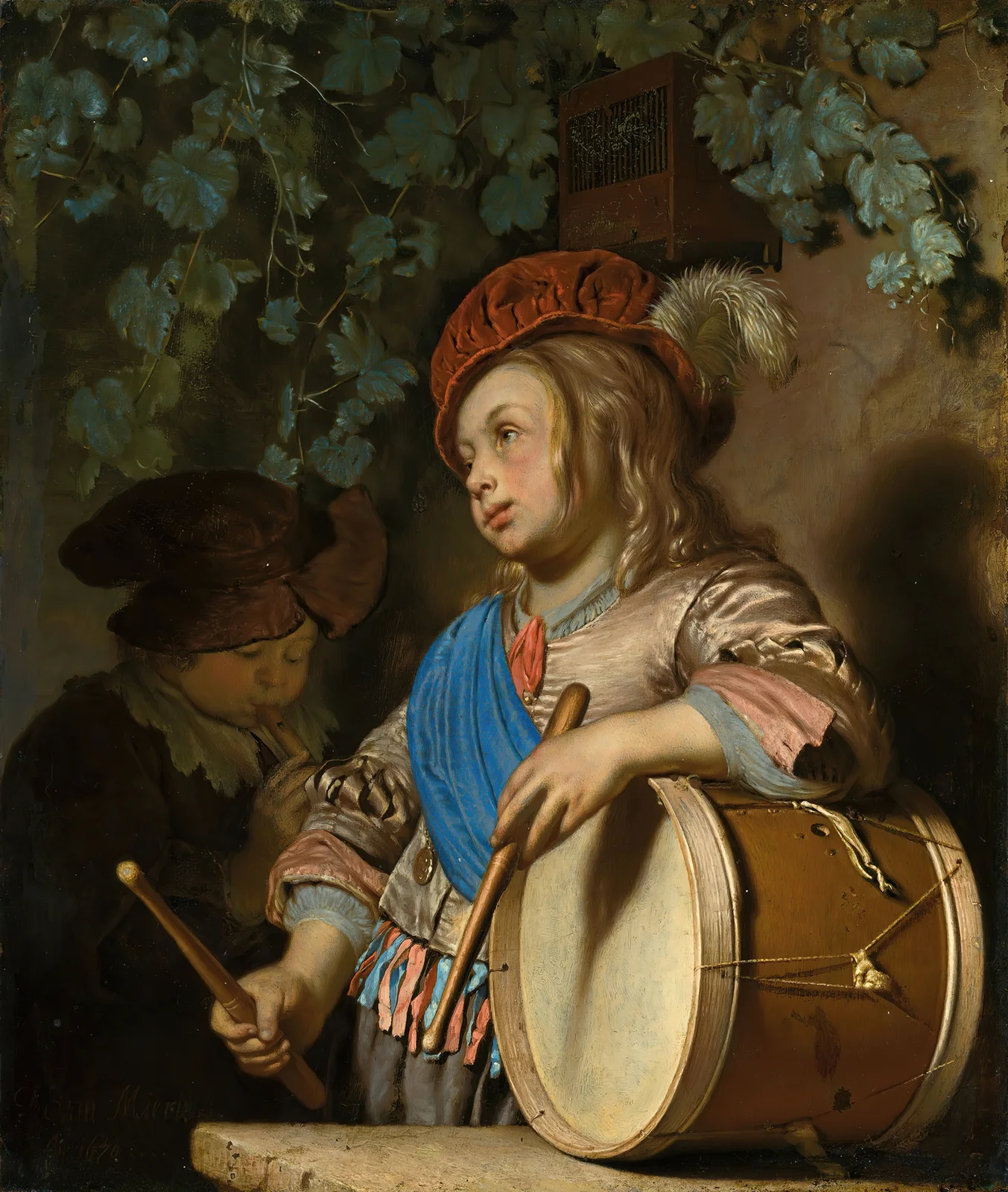The Drummer Boy av Frans van Mieris the Elder