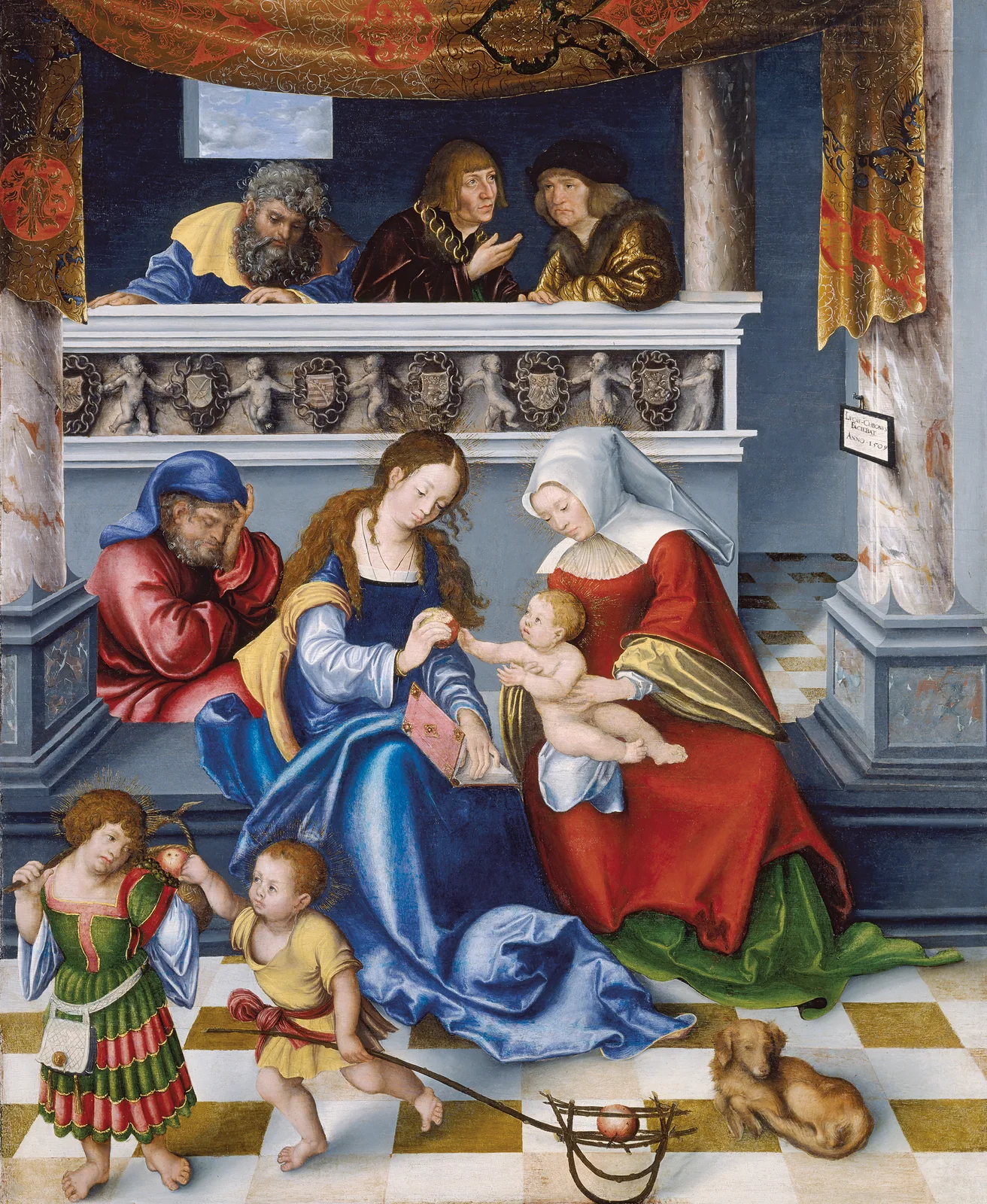 The Holy Kinship av Lucas Cranach the Elder