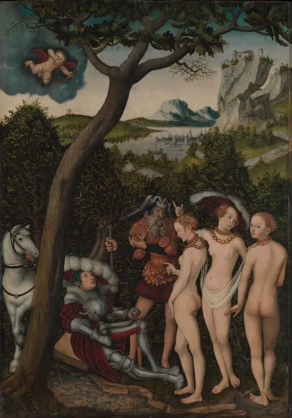 The Judgment of Paris, 1528 av Lucas Cranach the Elder