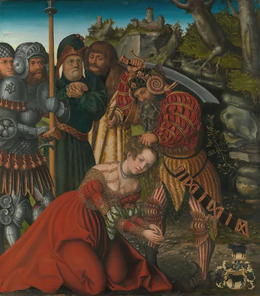 The Martyrdom of Saint Barbara av Lucas Cranach the Elder